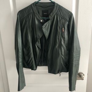 Forever 21 | Faux Green Leather Jacket